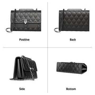 Intrbleu Black Crossbody Purse for Women - Stylish & Chic