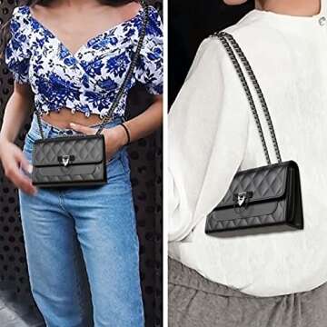 Intrbleu Black Crossbody Purse for Women - Stylish & Chic