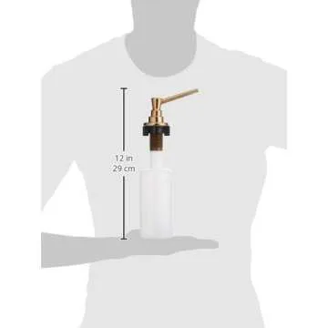 Stylish DELTA RP1001CZ Soap Dispenser in Champagne Bronze
