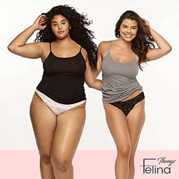 Felina Stretchy Lace Low Rise Thong for Women