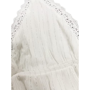 SweatyRocks Women's Deep V Neck Halter Crop Cami Top