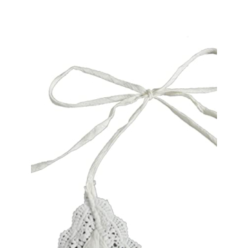 SweatyRocks Women's Deep V Neck Halter Crop Cami Top