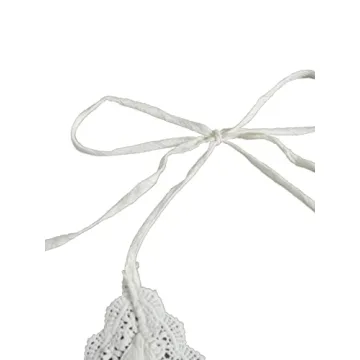 SweatyRocks Women's Deep V Neck Halter Crop Cami Top