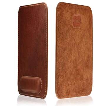 Londo Top Grain Leather Mouse Pad with Wrist Rest – Ergonomic Support, Non-Slip Base, Smooth Surface