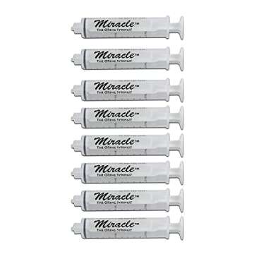 Miracle Oring Syringe- 10 ml Luer Lock Syringe- Package Contains 8 Individually Wrapped Sterile Orin...