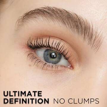 L’Oréal Paris Makeup Telescopic Original Lengthening, Lash Separating Mascara with Dual Precision Brush, Washable, Carbon Black, 0.27 Fl Oz., 2 Count