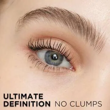 L’Oréal Paris Makeup Telescopic Original Lengthening, Lash Separating Mascara with Dual Precision Brush, Washable, Carbon Black, 0.27 Fl Oz., 2 Count