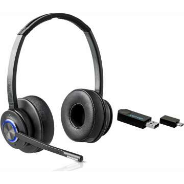 Leitner LH475XL Wireless Headset for Softphones