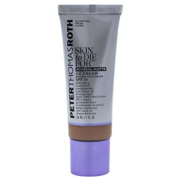 Peter Thomas Roth Skin To Die For Mineral Matte Cc Cream Spf 30, Medium, 1 Fl Oz