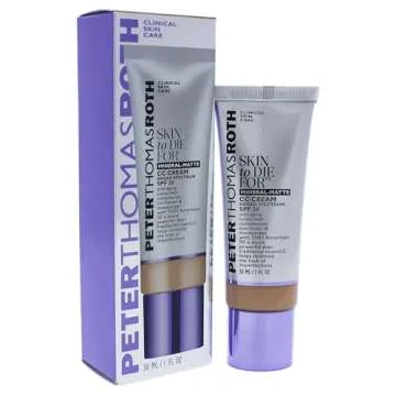 Peter Thomas Roth Skin To Die For Mineral Matte Cc Cream Spf 30, Medium, 1 Fl Oz