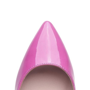 GENSHUO Women’s Elegant Hot Pink High Heels Pumps