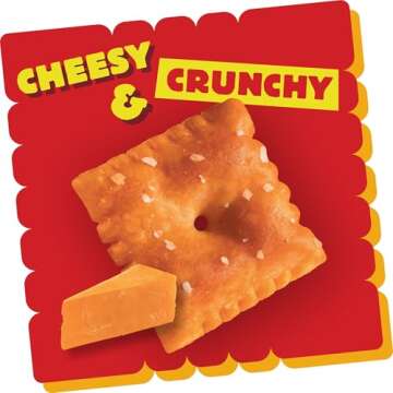 Cheez-It Cheese Crackers, Baked Snack Crackers, Lunch Snacks, Extra Toasty, 12.4oz Box (1 Box)