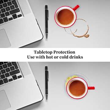 Handmade Flower Drink Coasters Set for Home Decor