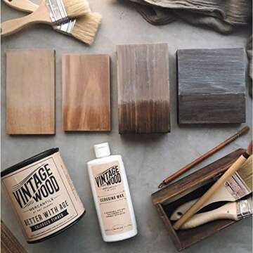 Amy Howard at Home - Better with Age Natural Wood Stain - Salvaged Timber - Vintage and Antique Furniture Restoration - Authentic Farmhouse Finish (32 oz)