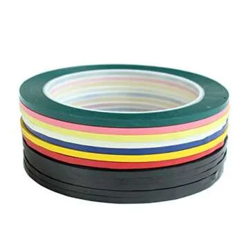 Colorful Whiteboard Gridding Graphic Tape - 8 Colors Pack