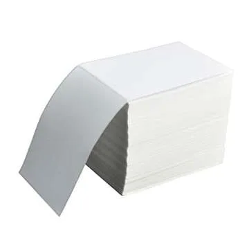 FungLam 4x6 Thermal Printer Labels, 1000 Labels, Fanfold Direct Thermal Shipping Labels, Perforated ...