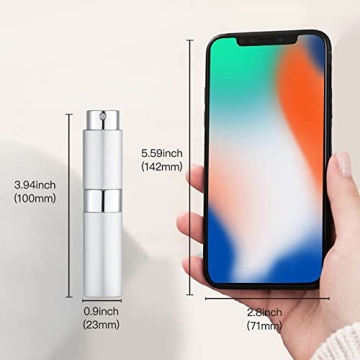 LISAPACK Atomizer Perfume Spray Bottle Set for Travel