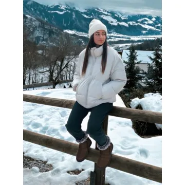 SHIBEVER Women's Winter Snow Boots for Cold Weather