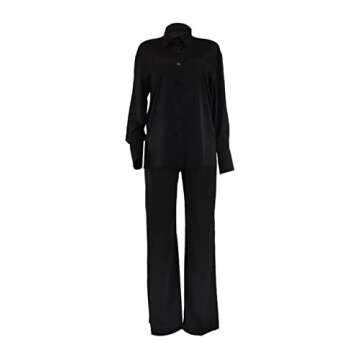 Elegant Satin Pajama Set for Women - GTMRINJN