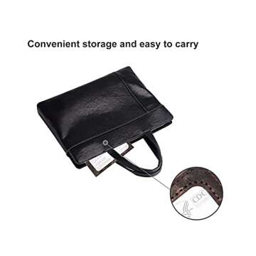 Vaccine Card Holder, Vaccine Card Protector PU Leather Vaccination 4X3 Card Wallet Cover CDC Vaccine Card Holder Waterproof (black)