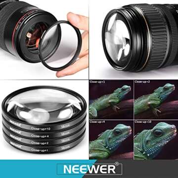 Neewer Complete Filter Accessory Lens Set