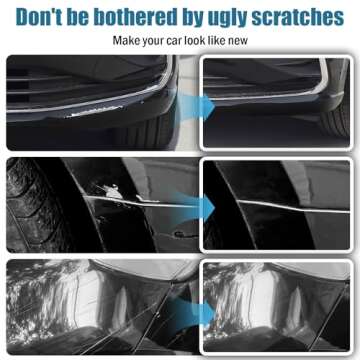 FIXEZPRO Black Touch Up Paint for Cars - Quick & Easy Scratch Repair