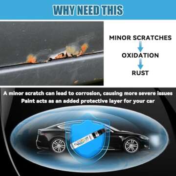 FIXEZPRO Black Car Touch Up Paint - Quick Scratch Repair