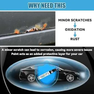 FIXEZPRO Black Car Touch Up Paint - Quick Scratch Repair