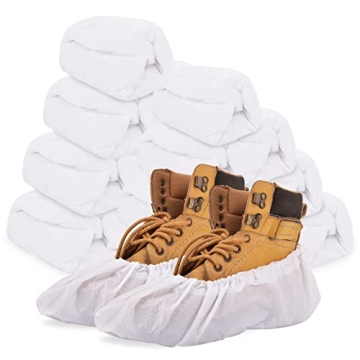 Sunshine Post Disposable Shoe Covers - 200 Pack (100 Pairs)