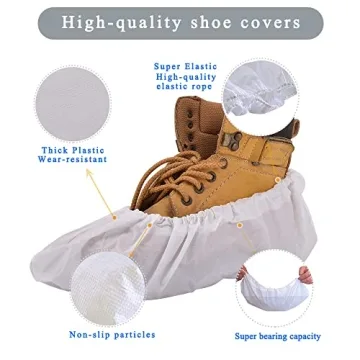Disposable Shoe Covers - 200 Pack for Ultimate Protection