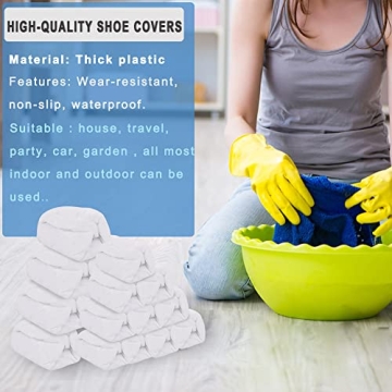 Disposable Shoe Covers - 200 Pack for Ultimate Protection