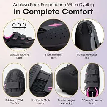 Tommaso Women's Pista SPD Cycling Shoes - Comfort & Style