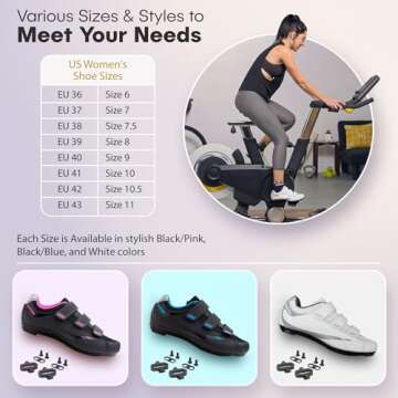 Tommaso Women's Pista SPD Cycling Shoes - Comfort & Style