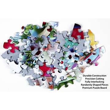 Cat Bookshelf Jigsaw Puzzle 1000 Piece by Vermont Christmas Company