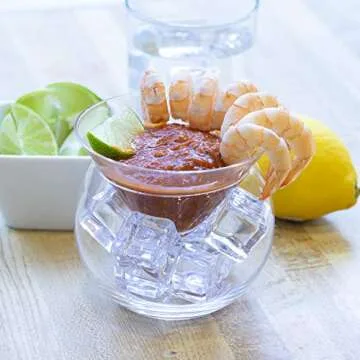 LEMONSODA Stemless Martini Cocktail Glass Gift Set