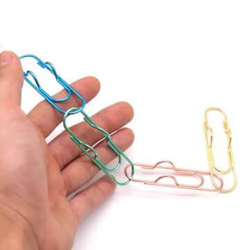 NELJIBEHU 12-Pack Pen Holder Clips for Notebook, Journal, and Book, Ideal for Students, Professionals, and Teachers, Pen Loop Holder for Office and School Use (3 Gold, 3 Rose Gold, 3 Blue, 3 Green)