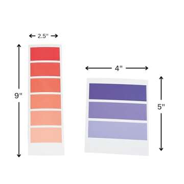 Fun Express Paint Chip Supply Strips - Perfect for Kids' Educational Activities, Arts and Crafts, an...