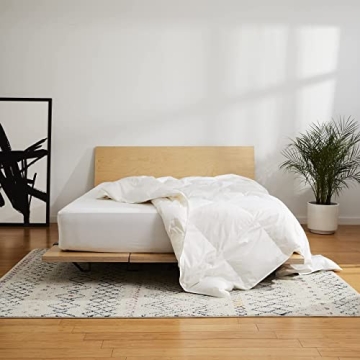 Brooklinen Lightweight Luxury Down Comforter, 100% Natural Canadian Duck Down Duvet Insert– 650 Fi...