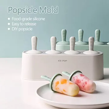 Popsicle Mold Set Easy Release Silicone 4 Piece