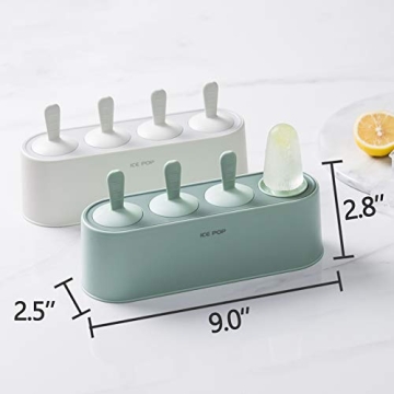 Popsicle Mold Set Easy Release Silicone 4 Piece