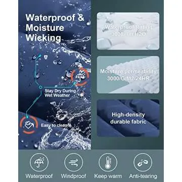 CREATMO US Womens Quilted Hooded Vest Outerwear Stand Collar Gilet For Spring Fall Winter Navy L