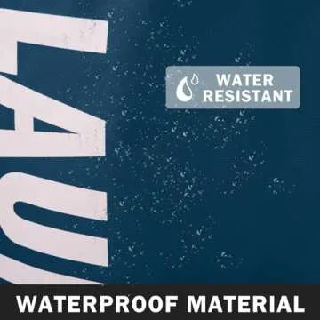 YOUDENOVA 100L Large Laundry Hampers with Handles, Collapsible Tall Clothes Baskets, Washing Bag for Bathroom, Bedrooms, College Dorm (Navy)