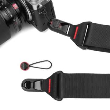 Peak Design Slide, Mirrorless Camera Strap, Black V3 (SL-BK-3)