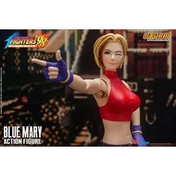 Blue Mary KoF '98 Action Figure - Ultimate Collectible