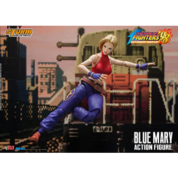 Blue Mary KoF '98 Action Figure - Ultimate Collectible