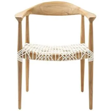 Buy Safavieh Wade Light Oak Teak Armchair Now