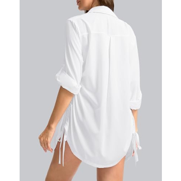 Stylish Women's UPF 50+ Sun Protection Shirt for Beach