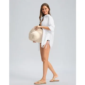 Stylish Women's UPF 50+ Sun Protection Shirt for Beach