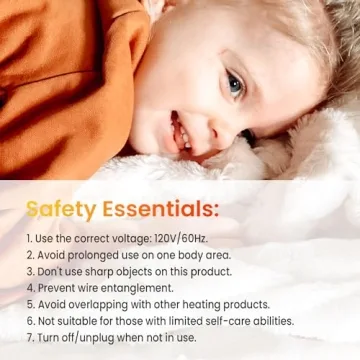 WOOMER Heated Throw Blanket Soft Faux Fur Fast Heating