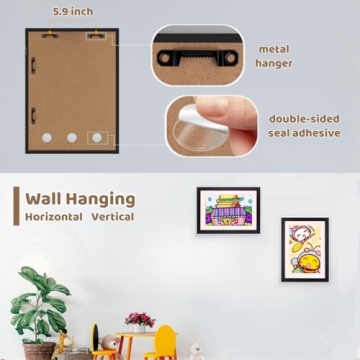 Kids Artwork Frames Changeable 10x12.5" for 150 Sheets